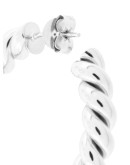medium twisted loop earrings