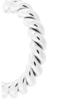 medium twisted loop earrings