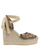 GG logo espadrille wedges