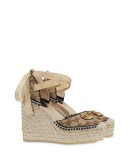 GG logo espadrille wedges
