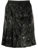 high-waist textured shorts