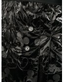 high-waist textured shorts