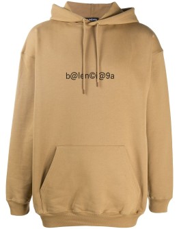 logo-print hoodie