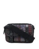heritage r-design messenger check quilted bag