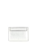 silver leather cardholder