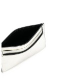 silver leather cardholder