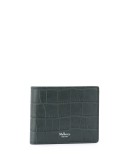 crocodile effect fold-over wallet