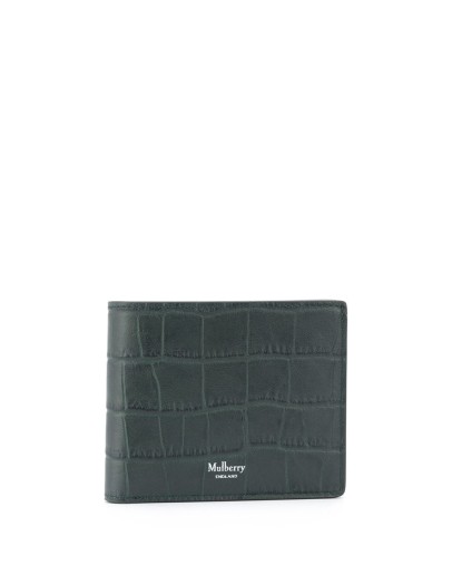 crocodile effect fold-over wallet