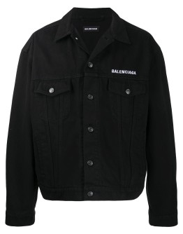 logo denim jacket