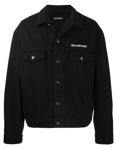 logo denim jacket