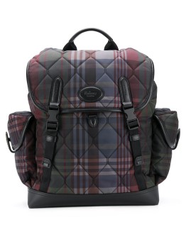 heritage r-design check quilted backpack