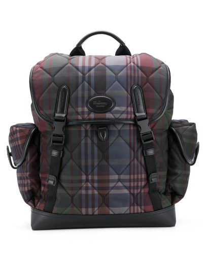 heritage r-design check quilted backpack