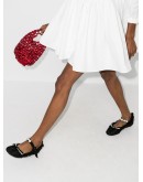 tweed-effect Mary Jane ballerina shoes