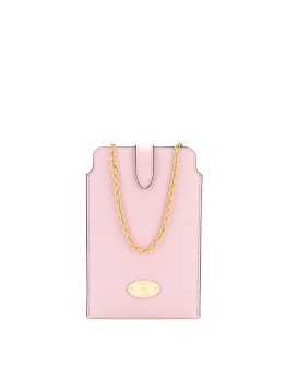 logo plaque phone pouch