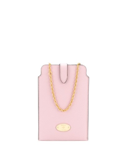 logo plaque phone pouch