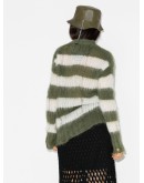 Antonicca open knit striped jumper