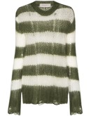 Antonicca open knit striped jumper