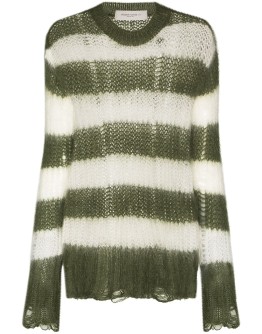 Antonicca open knit striped jumper