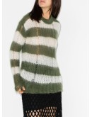 Antonicca open knit striped jumper