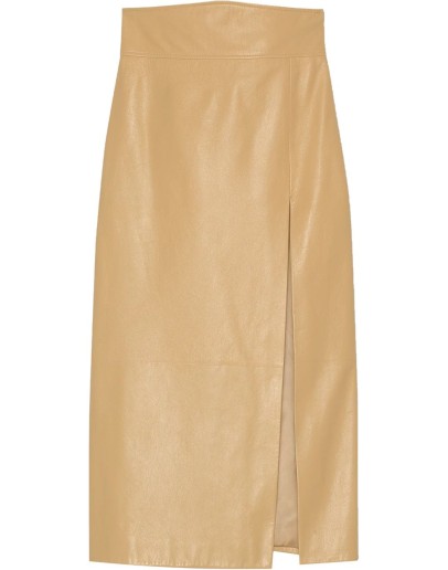 leather pencil skirt
