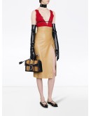 leather pencil skirt
