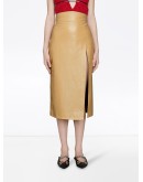 leather pencil skirt