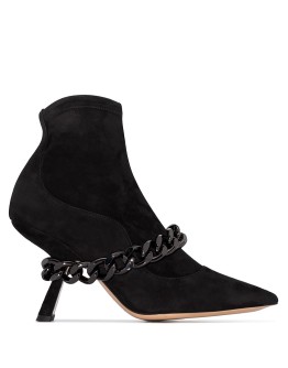 Lea 90 chain ankle boots