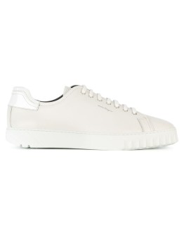 logo-print low-top sneakers