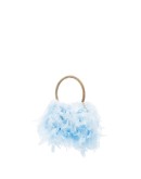 twiggy feather clutch 