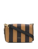 stripe messenger bag