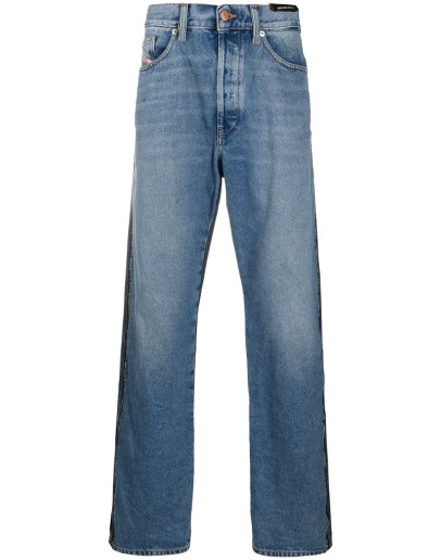 D-Macs two-tone straight jeans