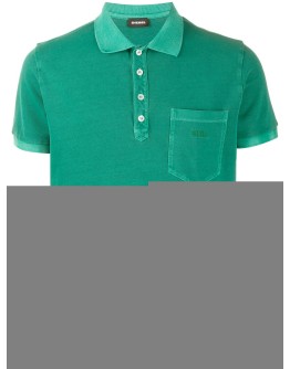 lettering logo polo shirt