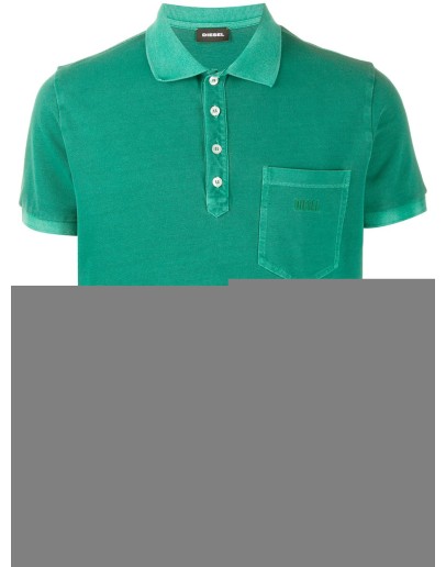 lettering logo polo shirt