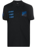 patch-embellished polo shirt
