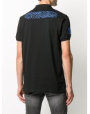 patch-embellished polo shirt