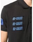 patch-embellished polo shirt