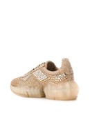 Diamond crystal-embellished sneakers