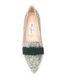 Gala glitter-embellished ballerina shoes