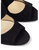 Saf crystal-buckle 85mm sandals 