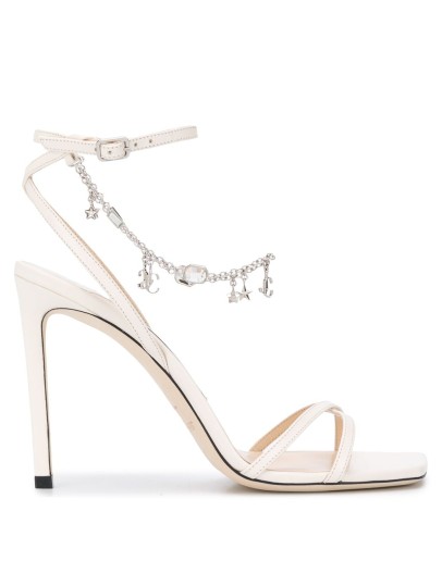 Metz 100mm charm-embellished sandals