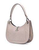 small Varenne crocodile-effect shoulder bag