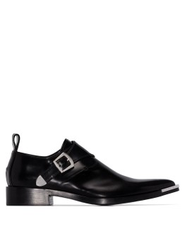 Western pointed-toe loafers