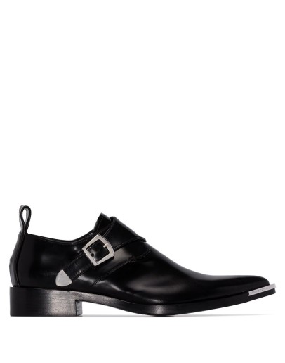 Western pointed-toe loafers