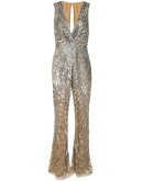 swirl sequin-embellished jumpsuit