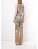 swirl sequin-embellished jumpsuit