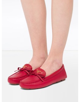 bow detail loafers