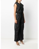 sleeveless hooded jumpsuit