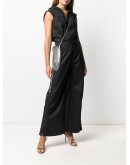 sleeveless hooded jumpsuit