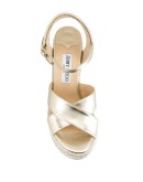 Dellena 100mm espadrille wedges
