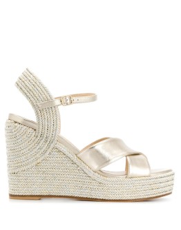 Dellena 100mm espadrille wedges